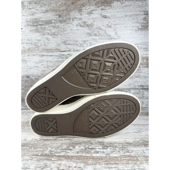 Women's Converse Chuck Taylor All Star Lux Hi Hidden Wedge Floral Sneakers Sz 7 - Picture 8 of 9